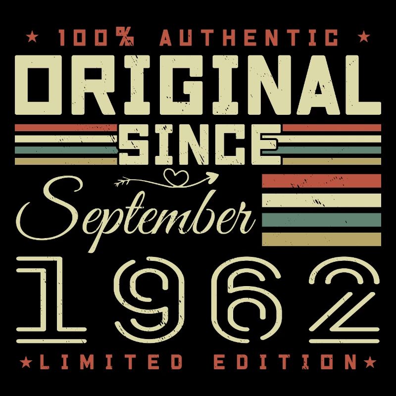 Septembre 1962 septembre 63e anniv édition limitée