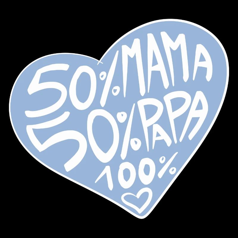 100% Liebe / Junge / Geburt / Mama / Papa / Baby