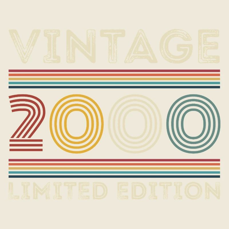 2000 Geburtstag 2000 Retro 2000 Geschenk 2000