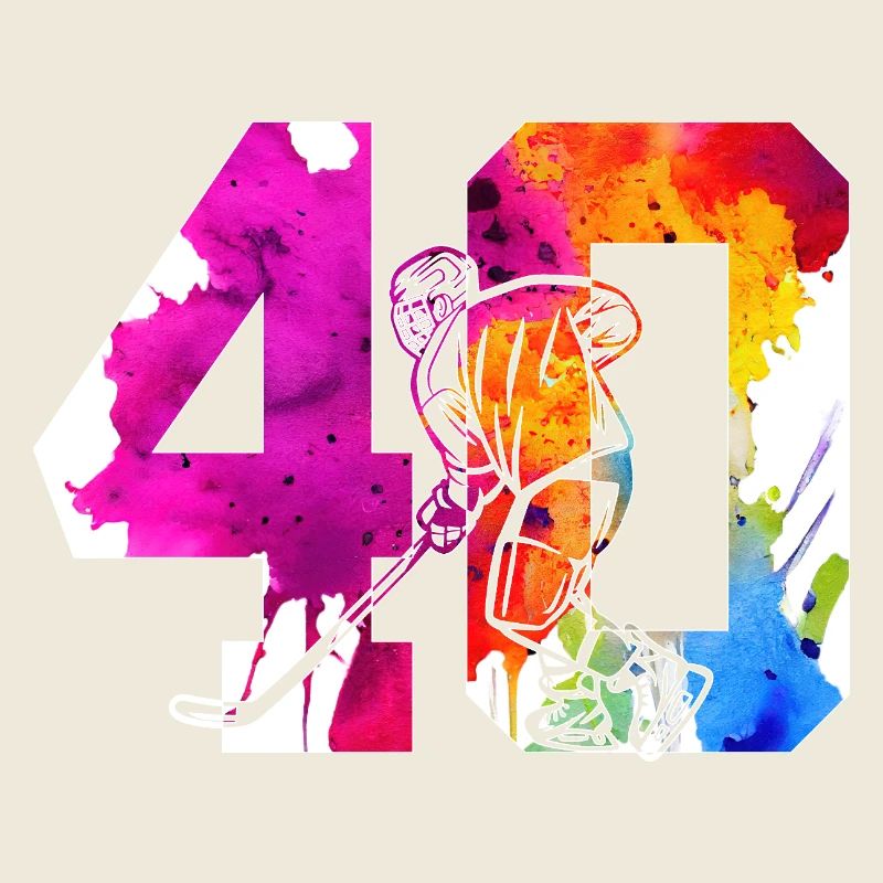 NUMÉRO 40 HOCKEY SUR GLACE 40E ANNIVERSAIRE
