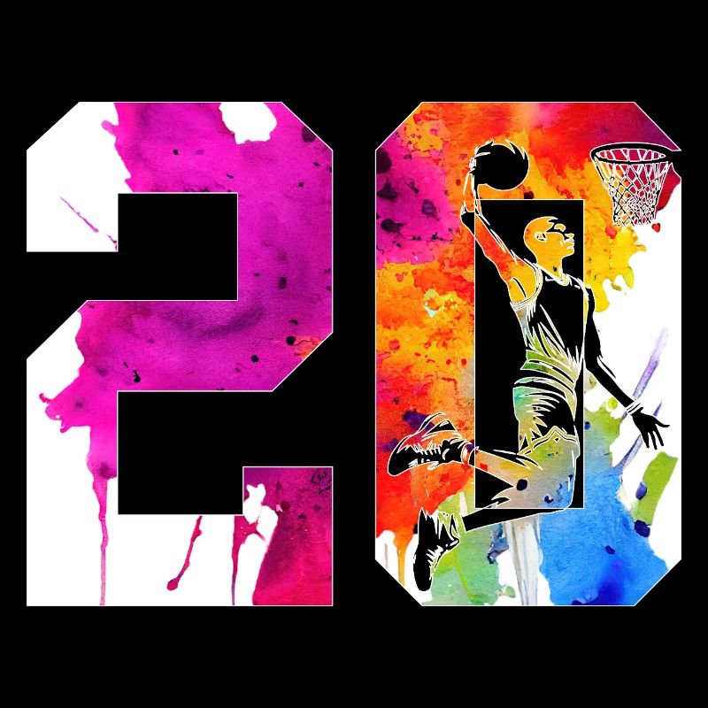 20E ANNIVERSAIRE BASKET-BALL NUMÉRO 20