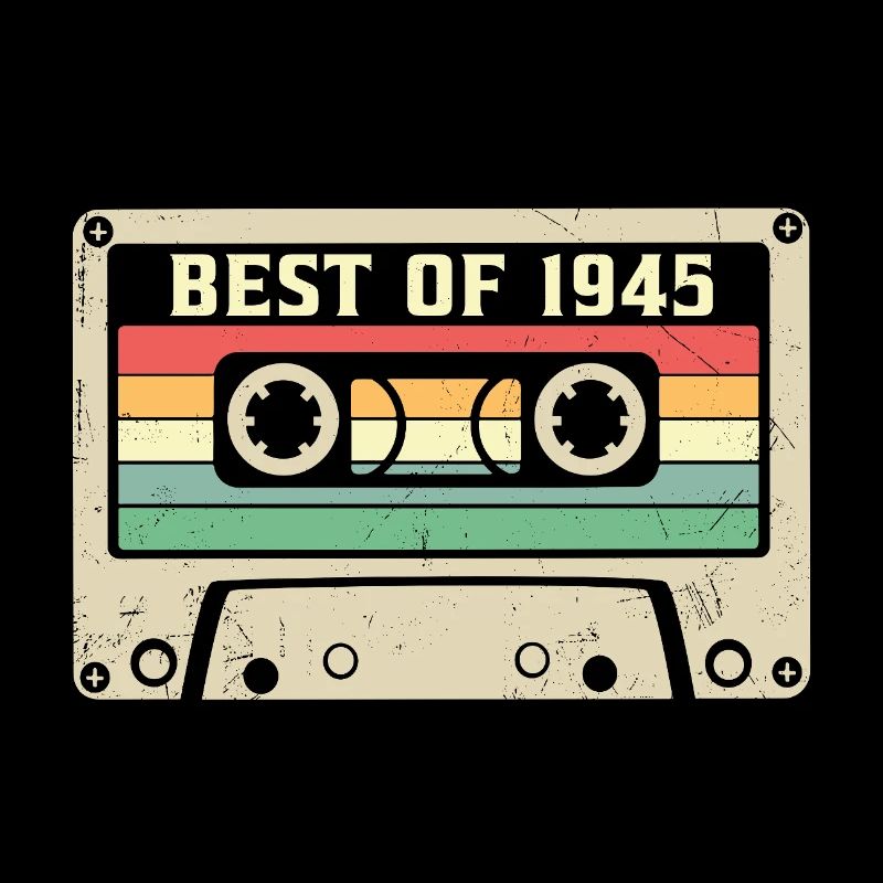 Das Beste von 1945 Retro 80 Jahre alter 80. Geburtstag