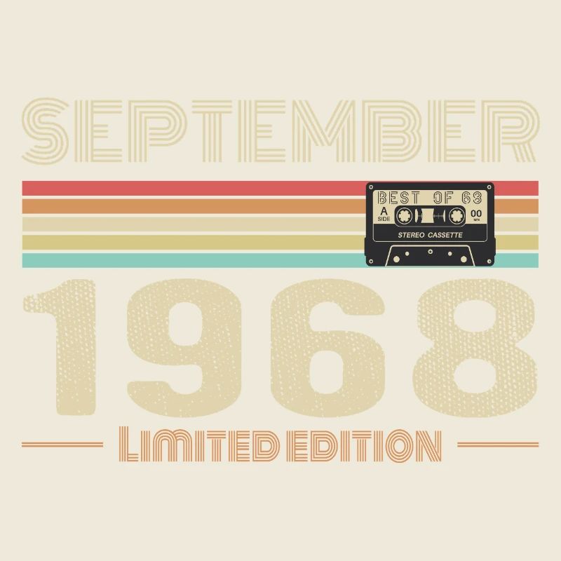 September 1968 Vintage Anniversary September 1968