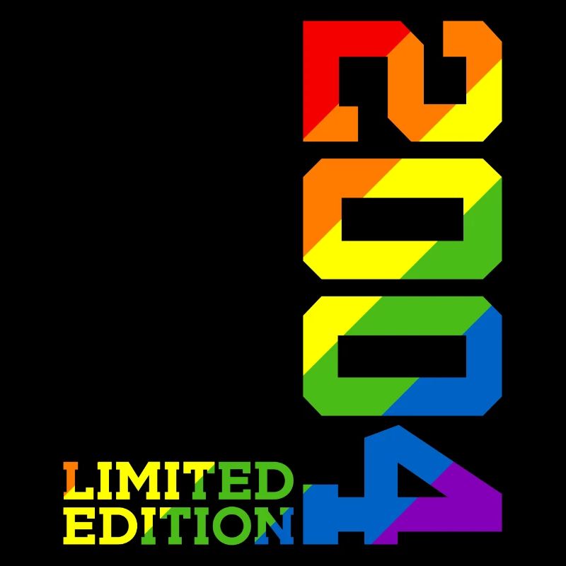 LGBTQ 2004 REGENBOGEN QUEER 21. GEBURTSTAG PRIDE