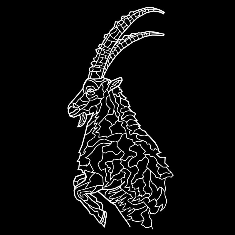 Steinbock weiß