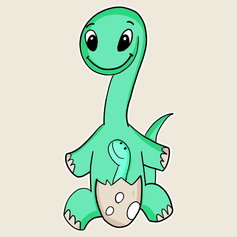 Dinosaurs with Baby Dinosaurs