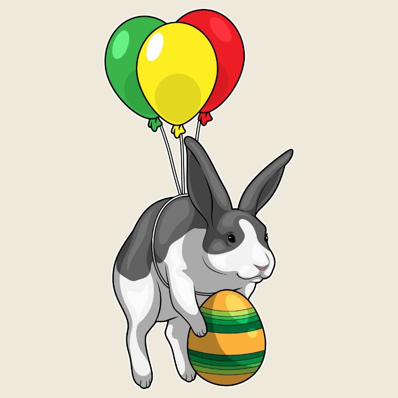 Ballon de Pâques Lapin