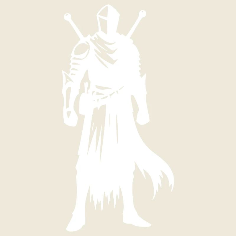 Fier chevalier guerrier avec épée et bouclier