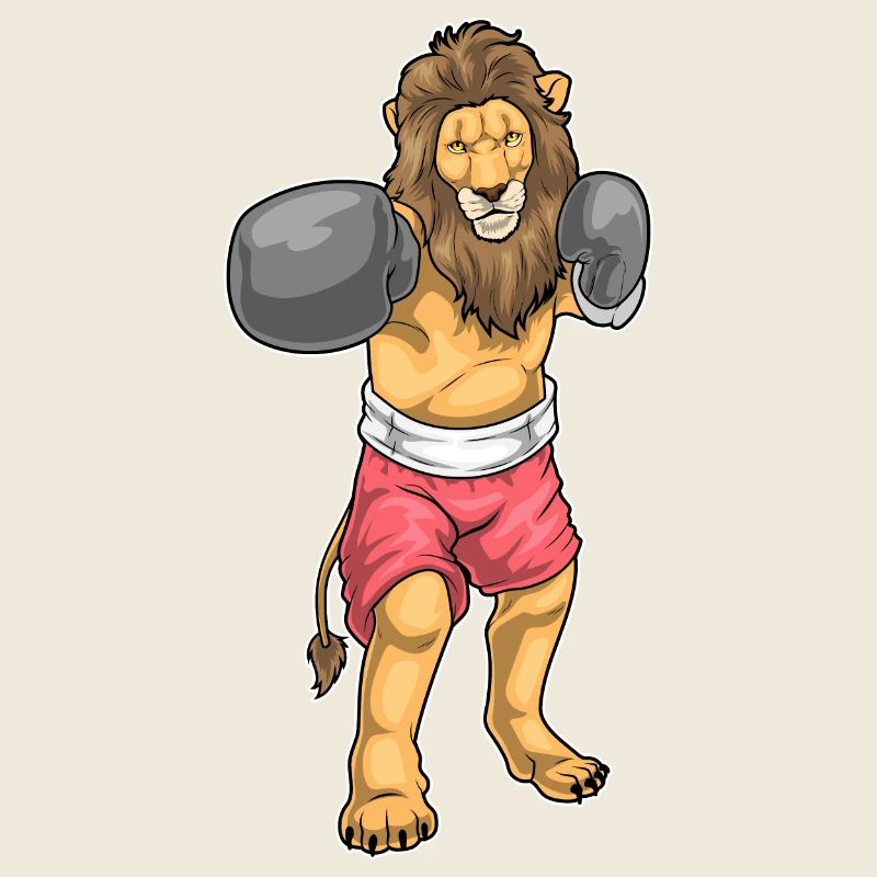 Lion Boxer Boxing Gloves Boxing