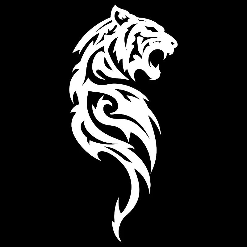 Tiger Tribal Silhouette