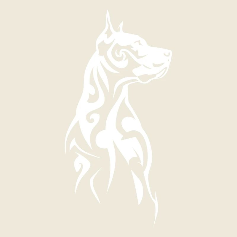 Tribal Hund Kopf