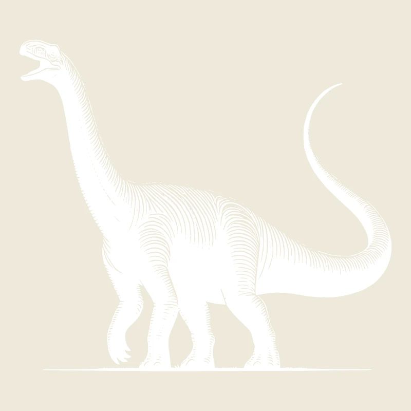 Dino géant Diplodocus dinosaure sauropode