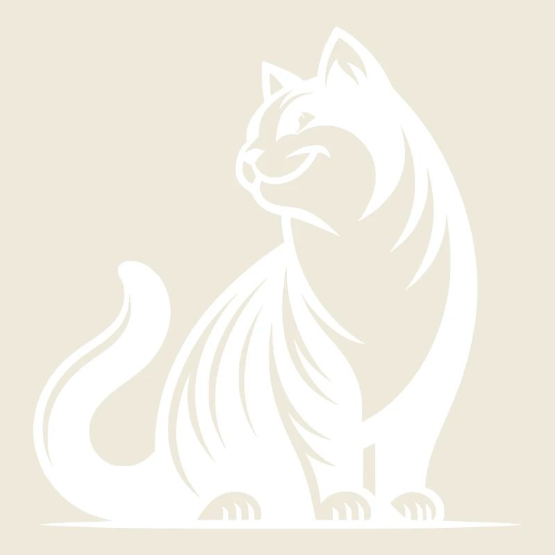 Schnurrige Katze mit süssem Blick