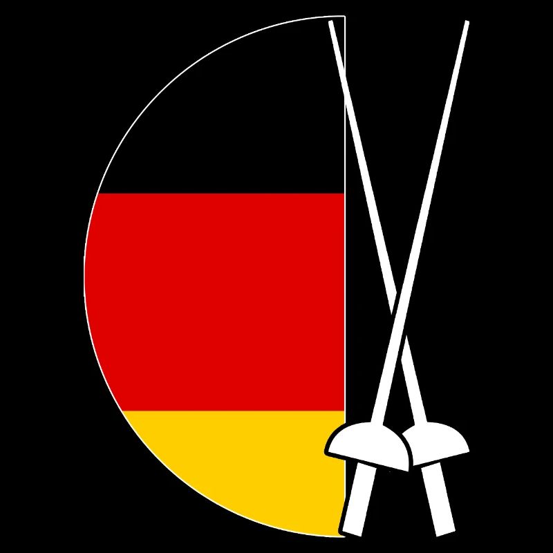Fechter Deutschland Flagge Fechten