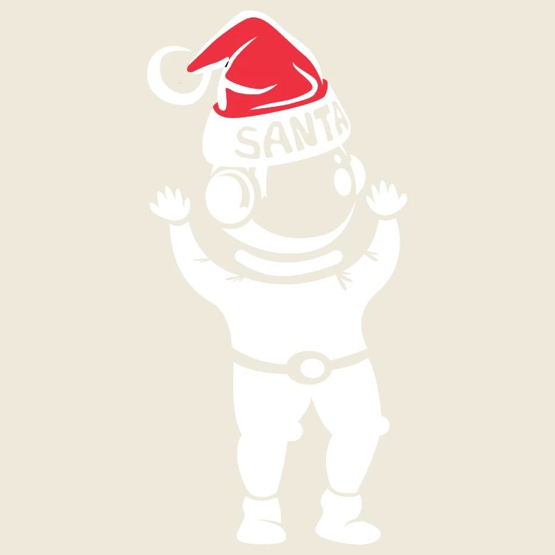 astronaute Noël père Noël espace de Noël