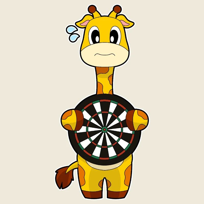 Giraffe Dart Dartscheibe