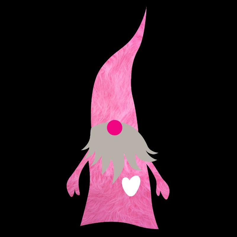 Gnome Velcro Christmas Gnome Heart Beard Hat