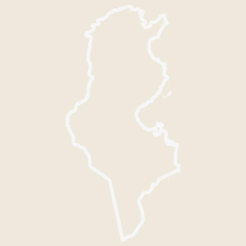 Country Contour Silhouette Print