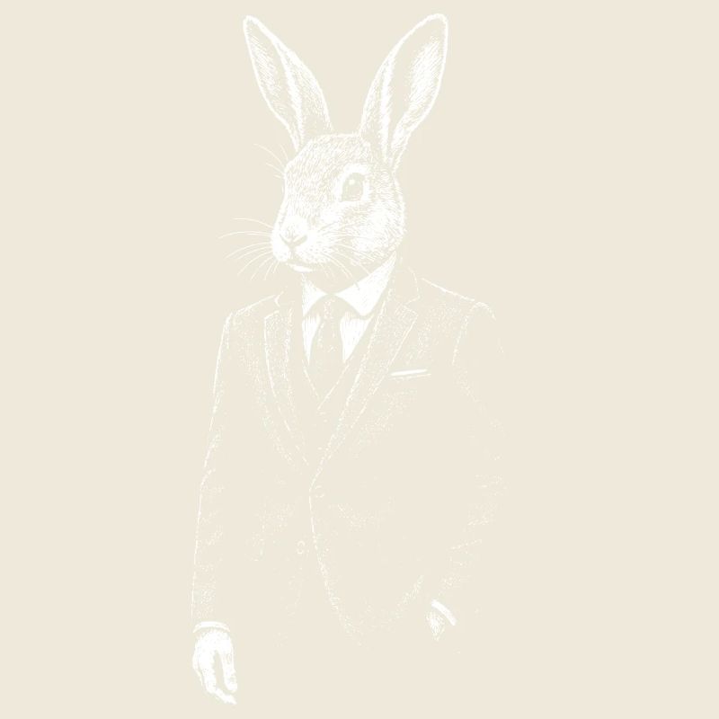 Dapper Rabbit en costume