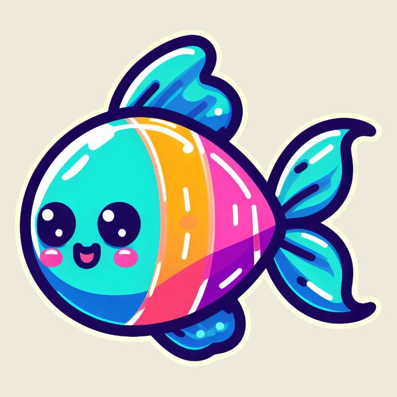 Rainbow Fish Design