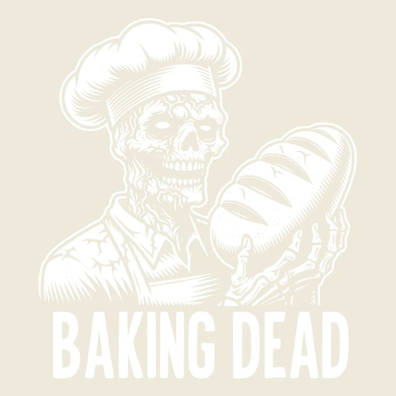 The Baking Dead gruseliger Zombie als Bäcker