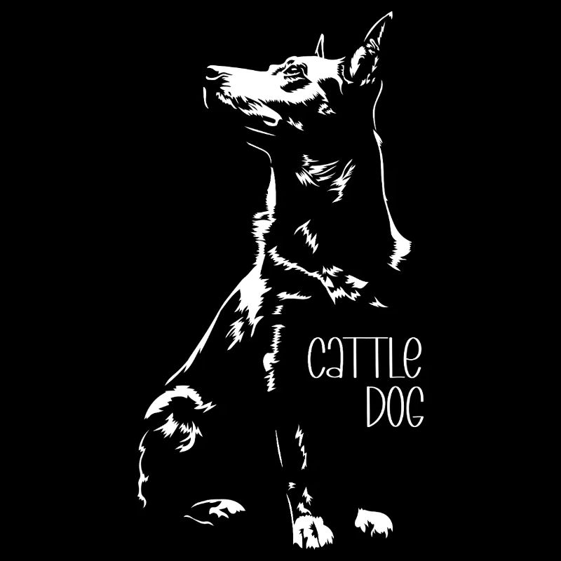 Australien Boeuf Chien Silhouette Chiens Wilsigns