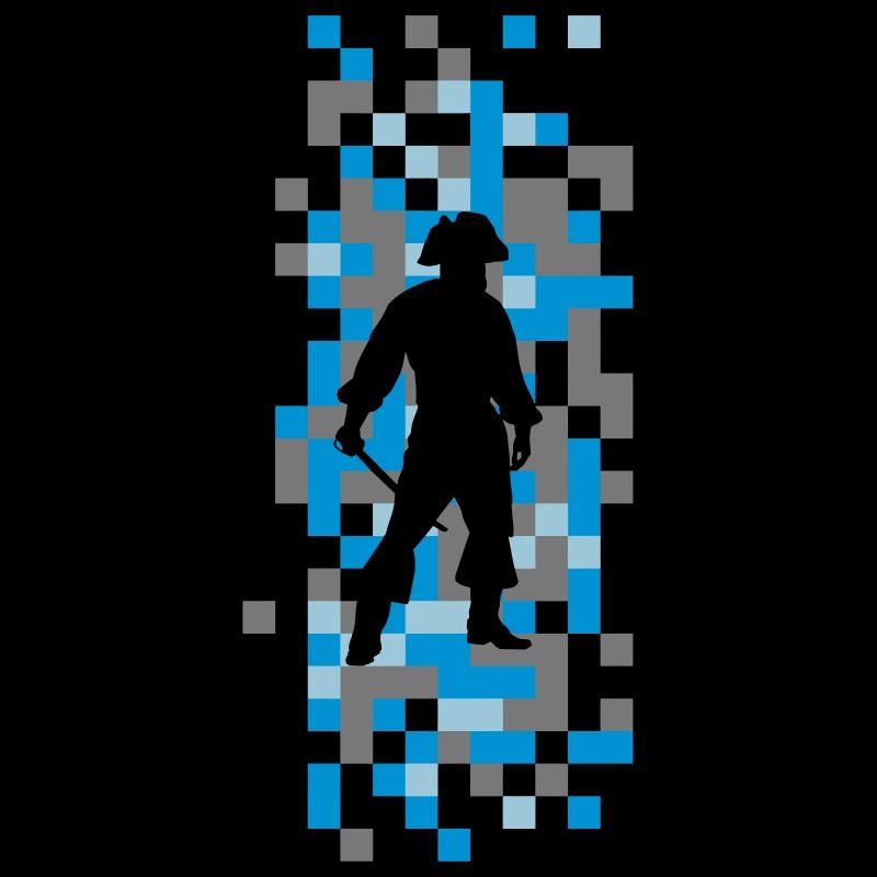 pirate tile pattern abstract motif graphic gift