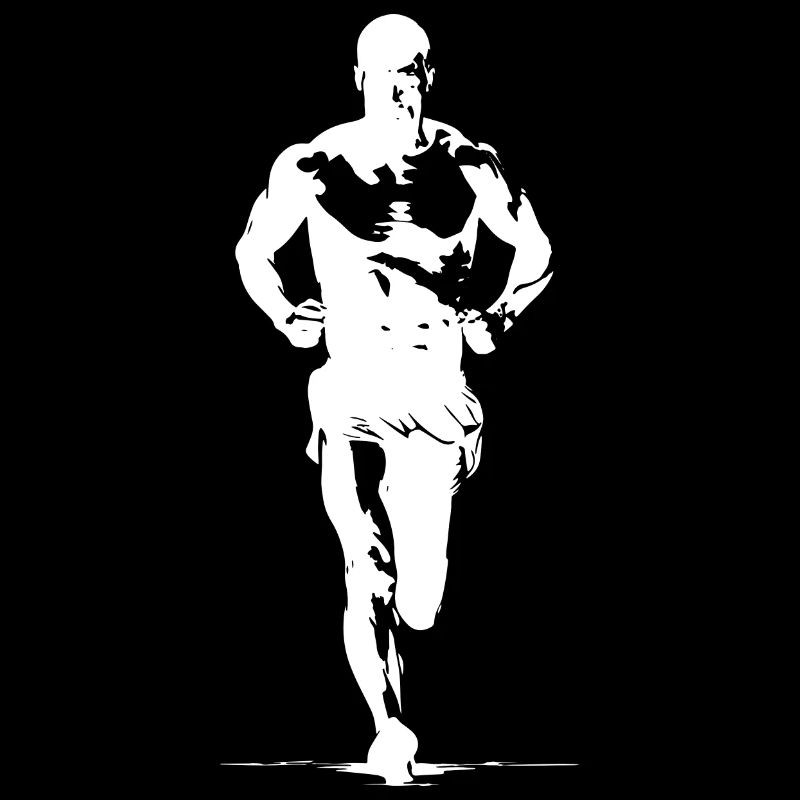 Marathon Runner Sketch
