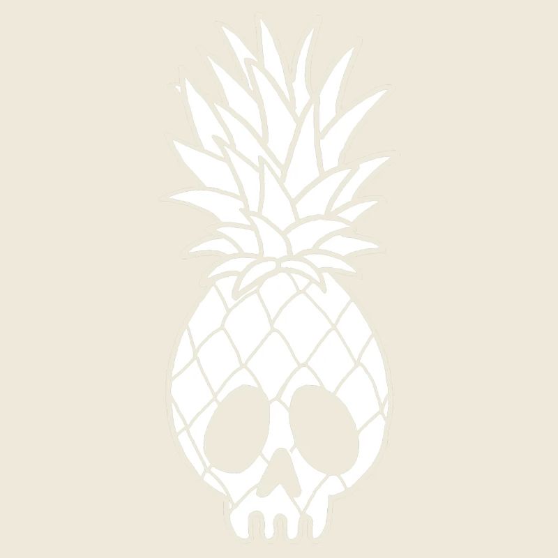 Crâne d'un ananas (blanc)