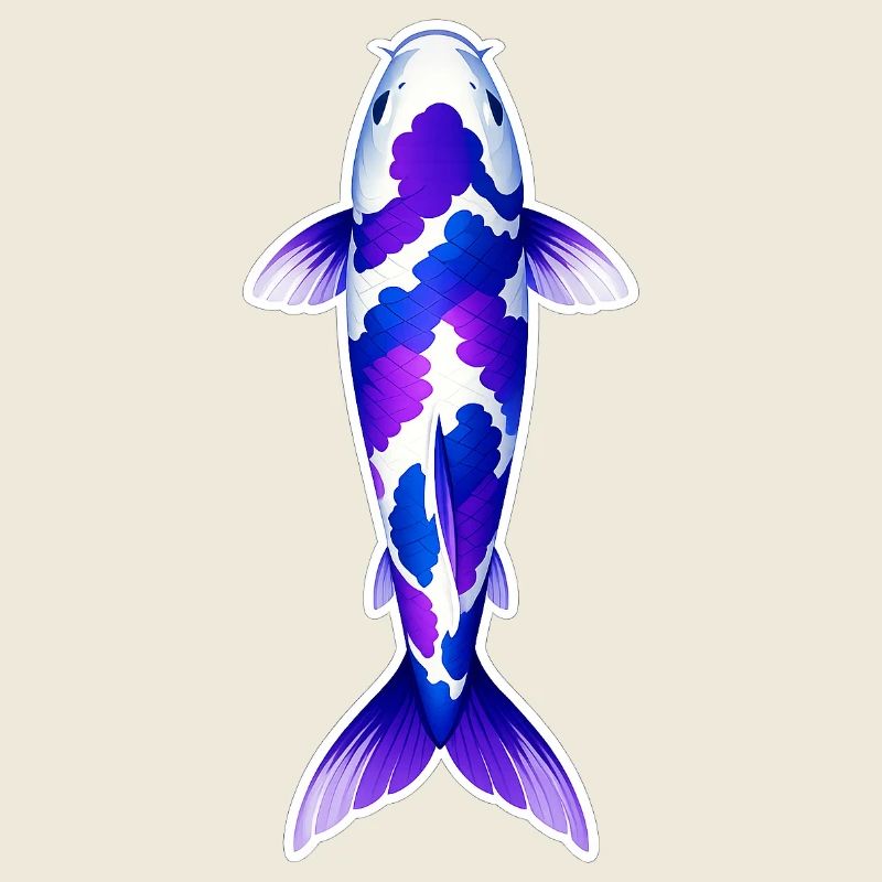 Koi . 1 . AI generated