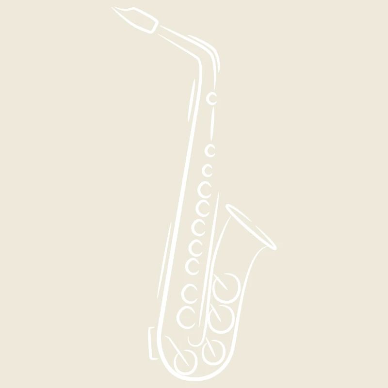Saxophon Skizze