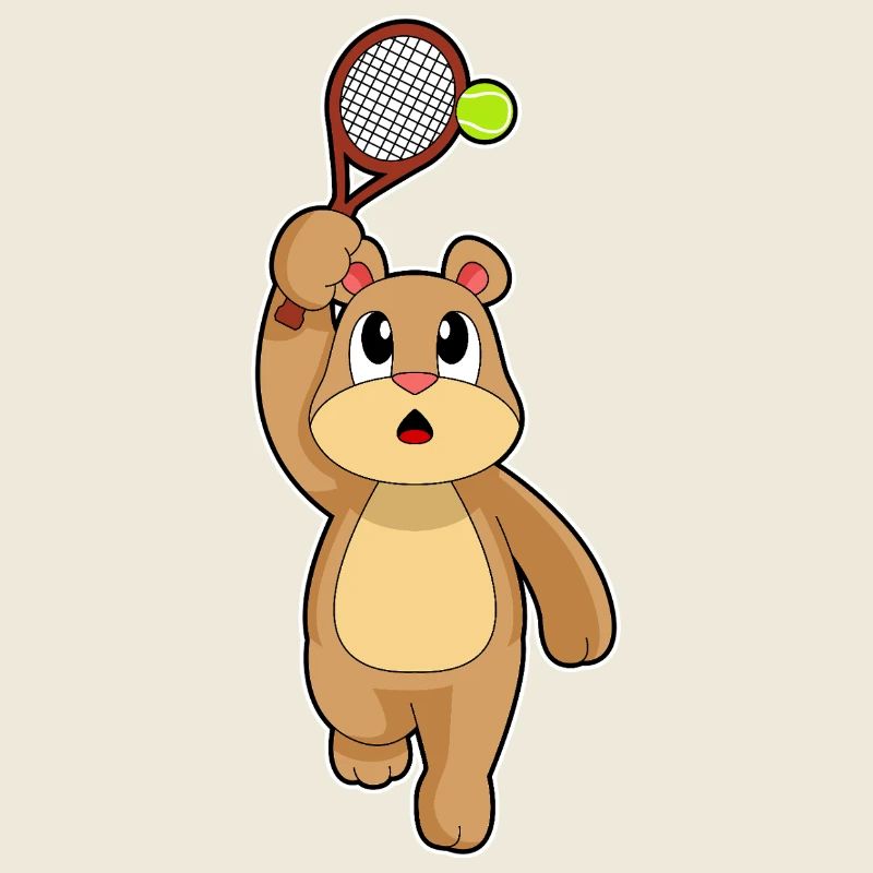 Bear Tennis Racket