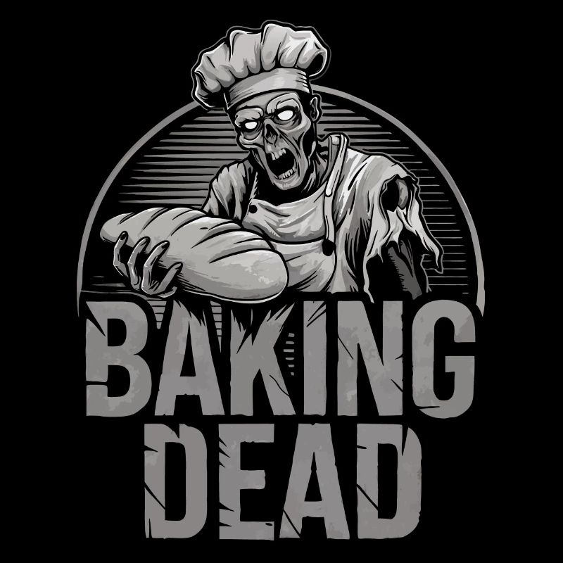 Baking Dead Zombie Bäcker gruseliger Bäcker