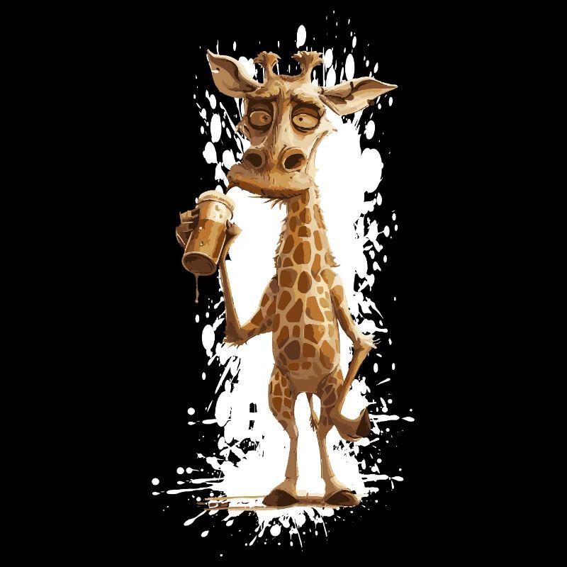 Girafe Bière Drôle