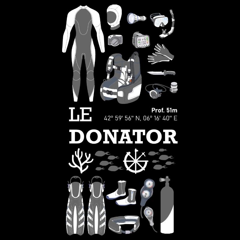 J'peux pas, j'ai plongée sur l'épave du Donator.