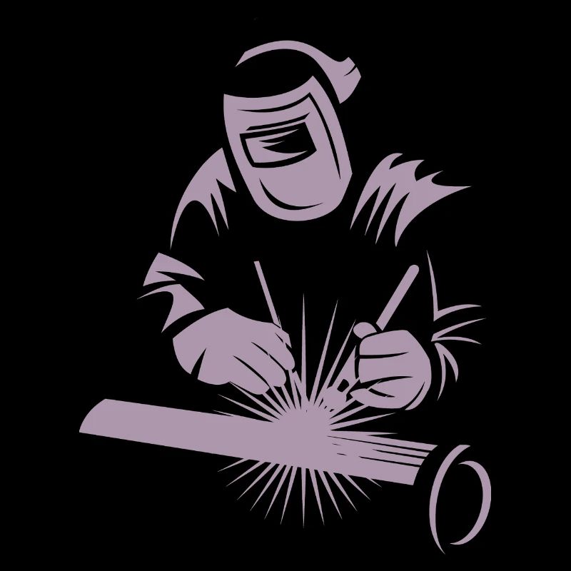 Welder Silhouette Arc Welding Industry