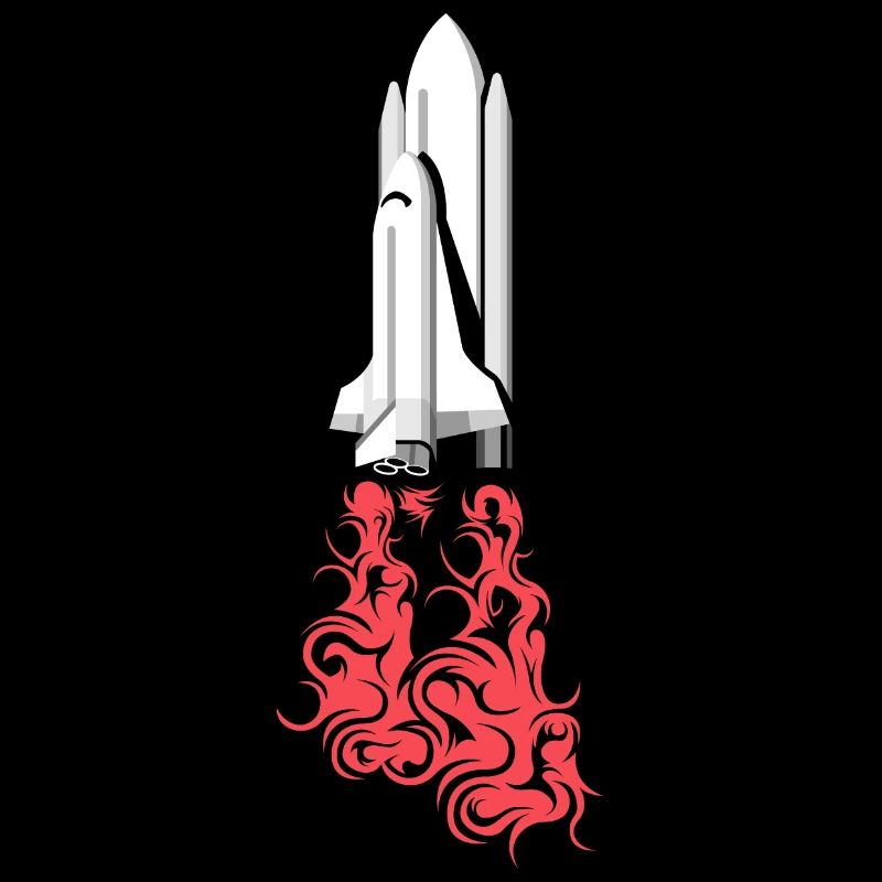 Symbole de l’espace de lancement de fusée logo de l’icône de l’espace extra-atmosphérique