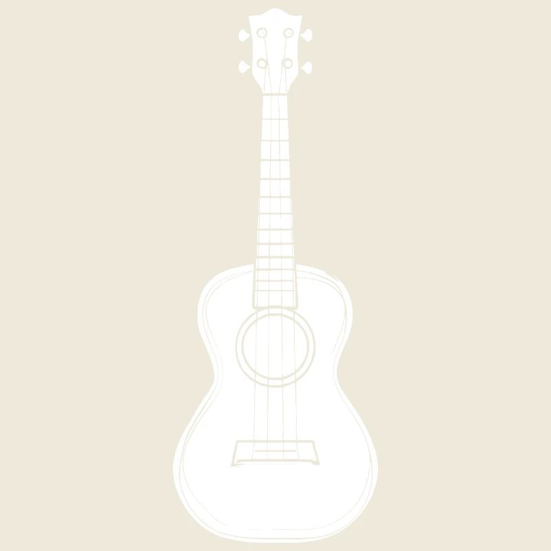 Ukulele Instrument Drawing