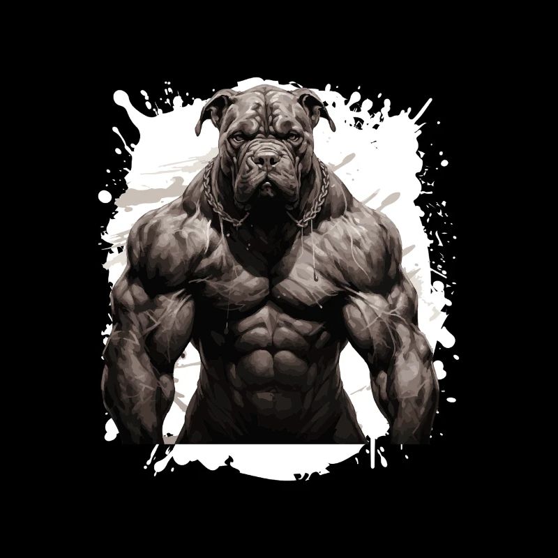 Cane Corso Hund Muskeln