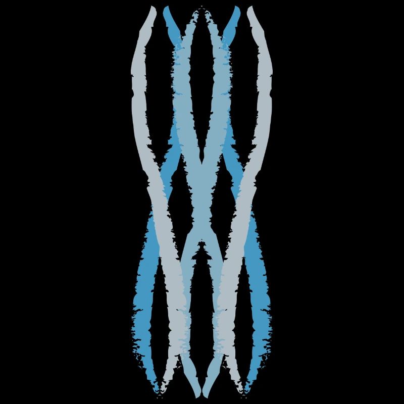 wave Art | blue-grey