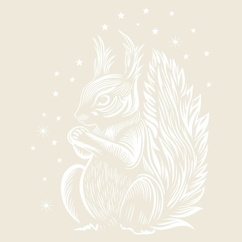 Squirrel with stars