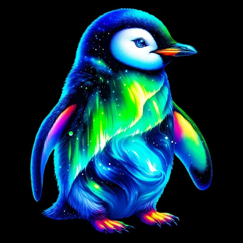 Aurora Borealis Pinguin