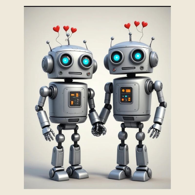 Roboter Pärchen