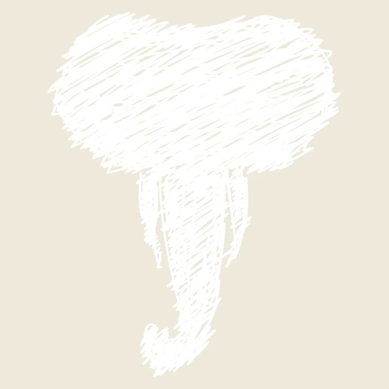 Dessin d’éléphant Art cadeau