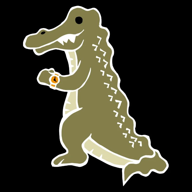 Lustiger & Niedlicher Later Alligator (Kein Text)