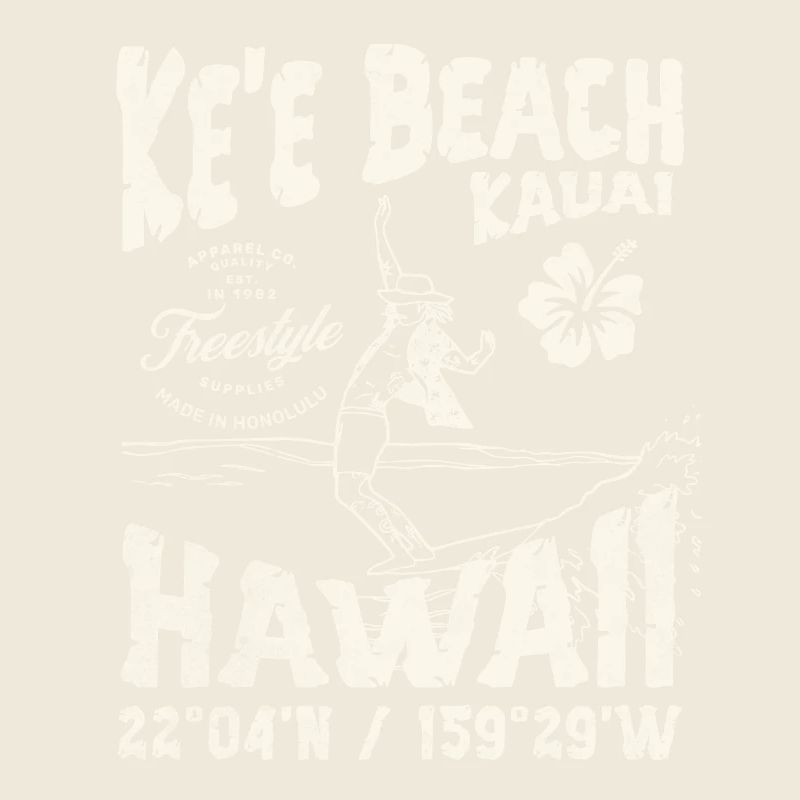 Plage de Hawaii Surf Pêche T-shirt