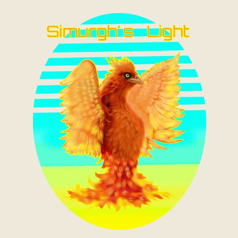 Cyber oiseau orange brillant : Oiseau de Happines