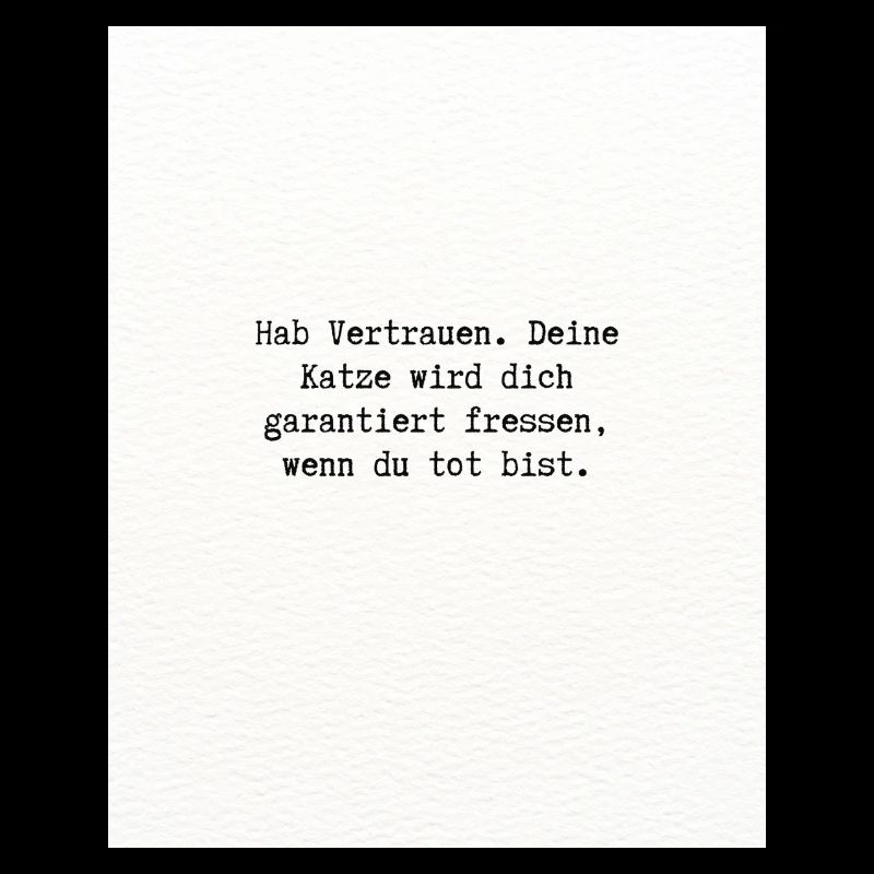 Hab Vertrauen