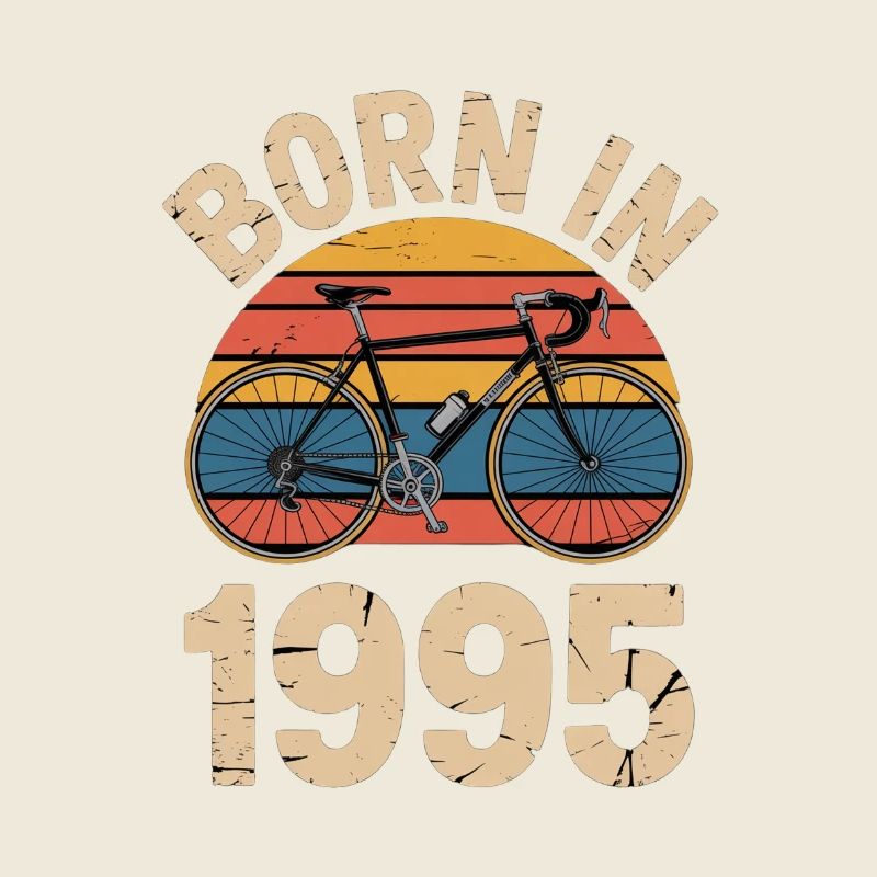 Né en 1995 Retro Bicycle Design