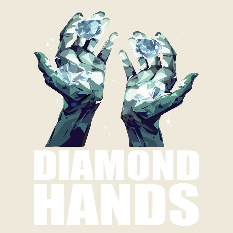 Commerce de mains de diamants